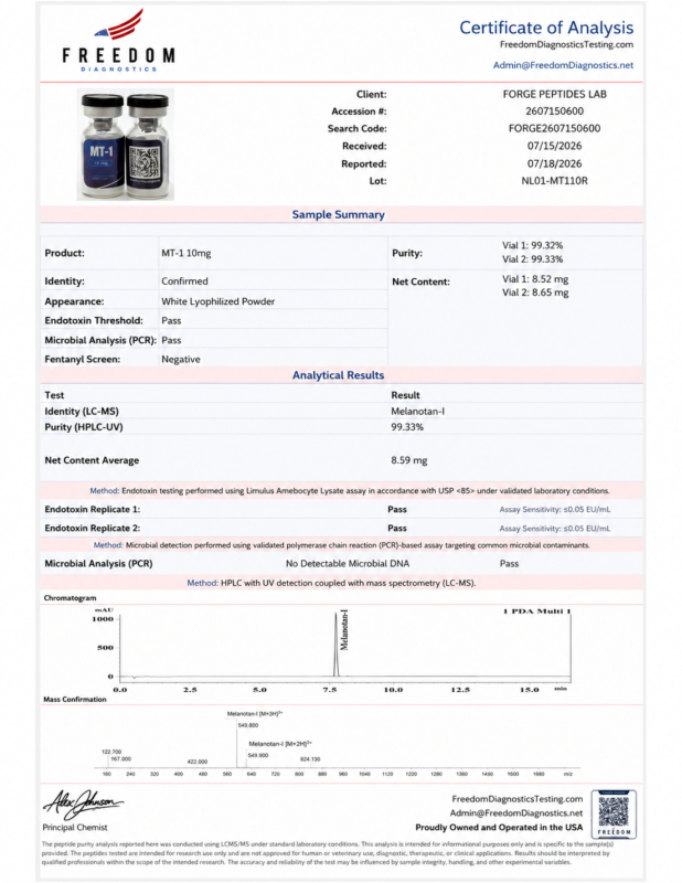 Melanotan I (MT-1) 10mg